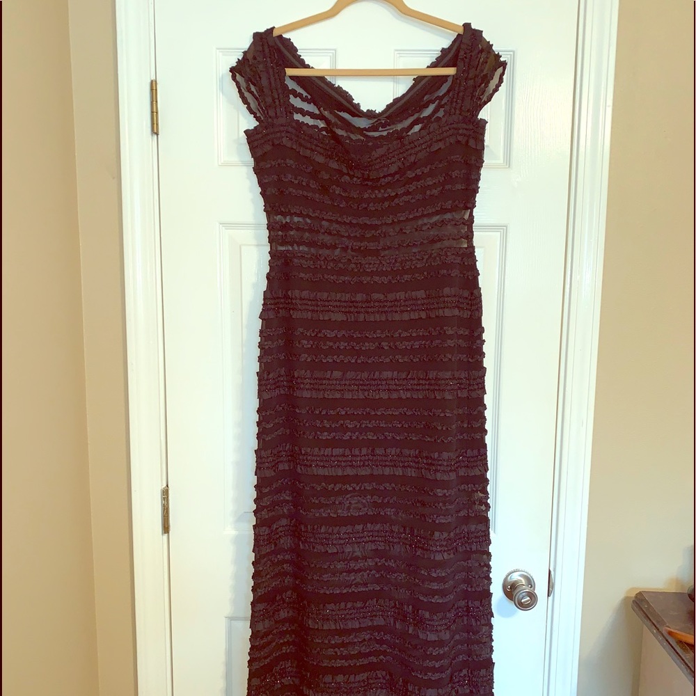 Tadashi Black Evening Gown NWOT